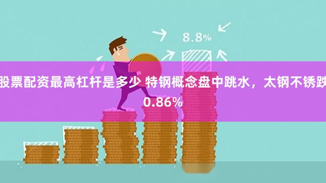 股票配资最高杠杆是多少 特钢概念盘中跳水，太钢不锈跌0.86%